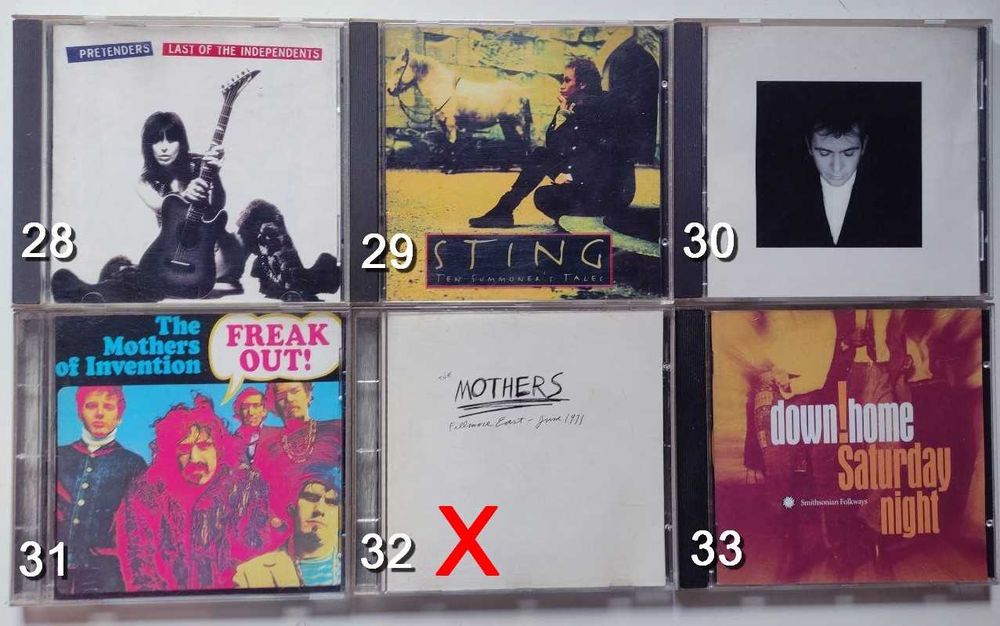 33 CDS Música Rock Pop