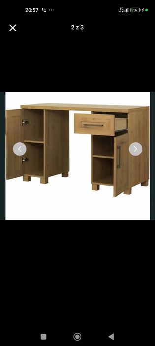 Biurko solidne jak nowe