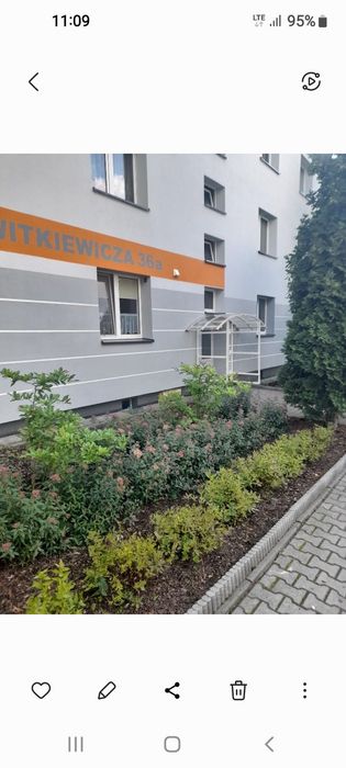 Dostępne od 1 listopada . Komfortowa duża  kawalerka Gliwice Witkiewicza