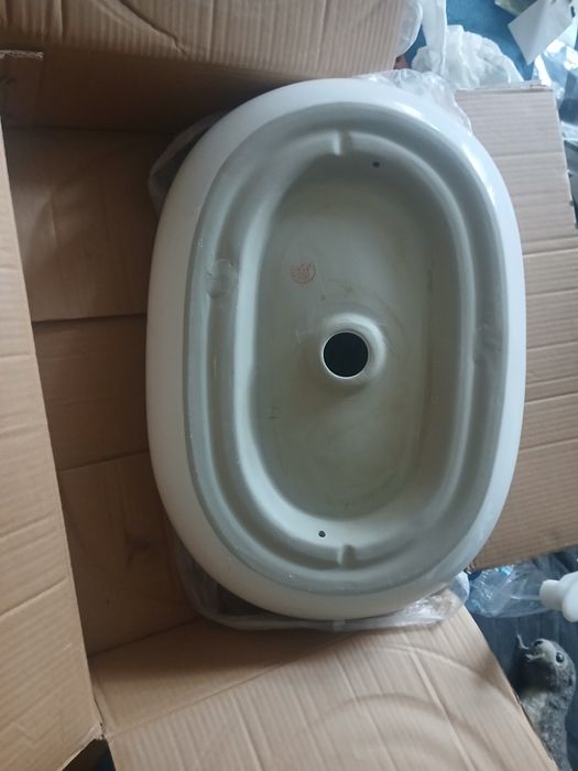 Umywalka ceramiczna INVENA TEJA Biała 60x42x14