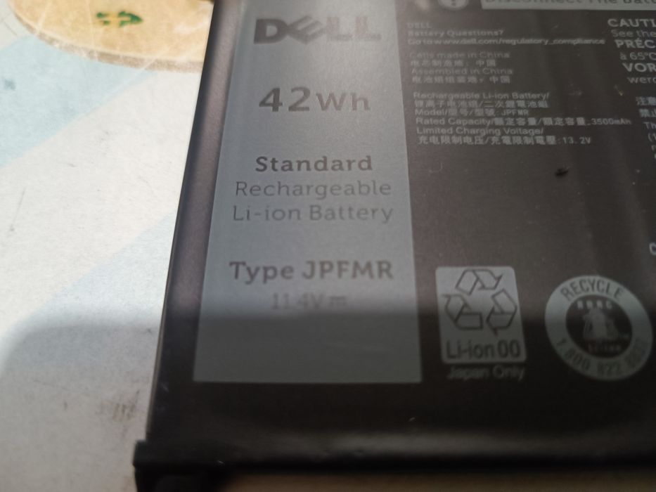 Oryginalna ,sprawna bateria Dell typ.JPFMR