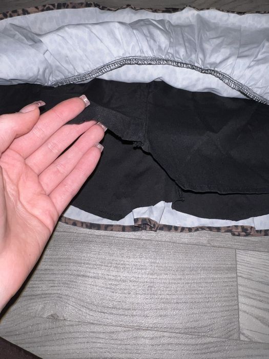 юбка з леопардовим принтом