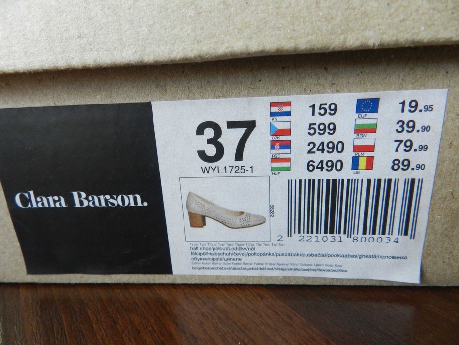 Buty Clara Barson