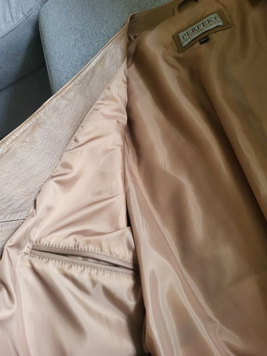 Skórzana męska kamizelka 4XL