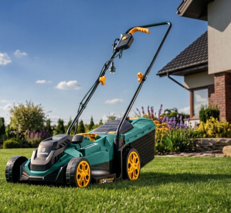 Kosiarka Elektryczna  HM-612 Lekka Mocna 1400W 34cm Regulacja
