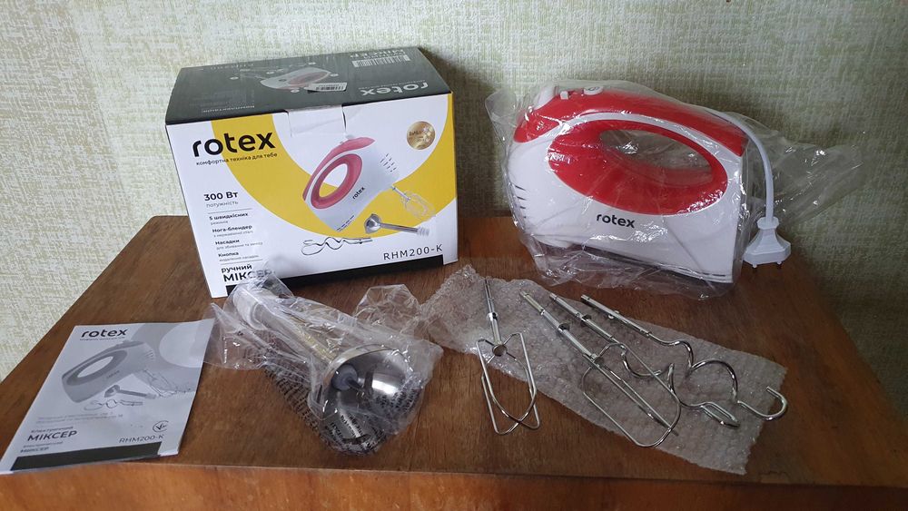 Новый ручной миксер Rotex RHM200 – K