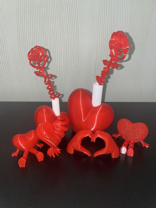 День Валентина, Валентинка, Подарунки на 14 лютого | 3D Друк