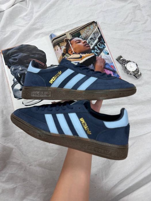 Топ Модель! Кросівки Adidas Handball Spezial Navy Gum, Адідас Сині, adidas