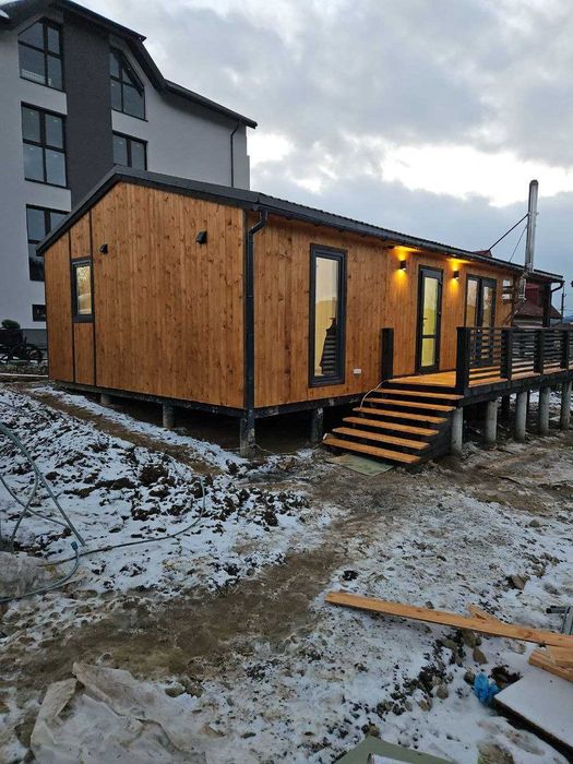 Каркасний будинок 54 м2 з двома терасами Ціна під ключ