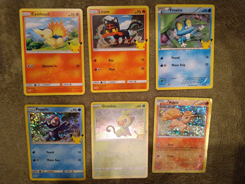 Karty Pokemon z Mc Donald