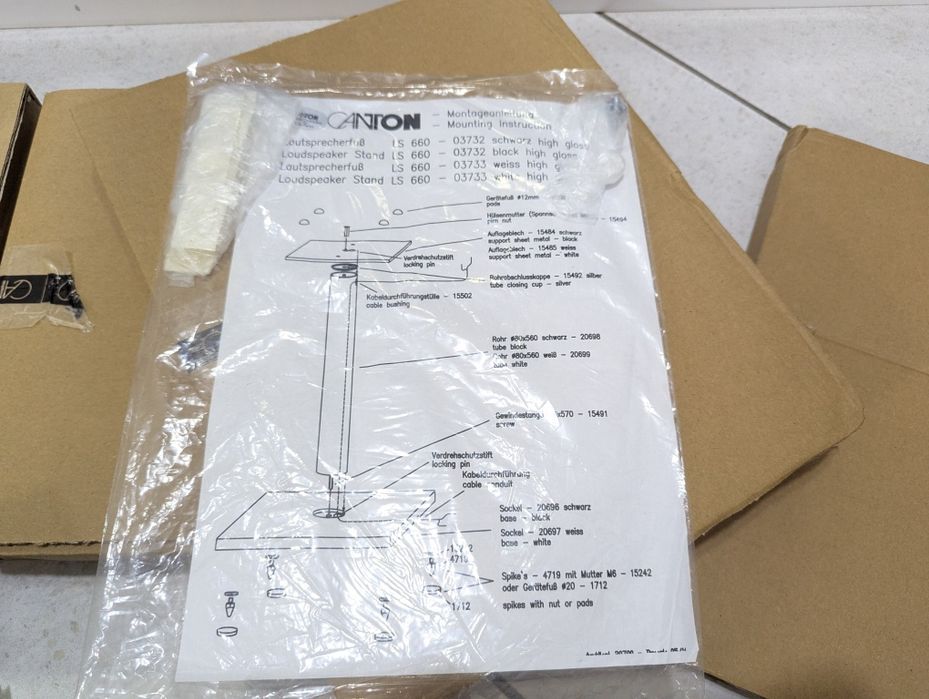 НОВЫЕ! Подставки для Акустики Canton LS 660.