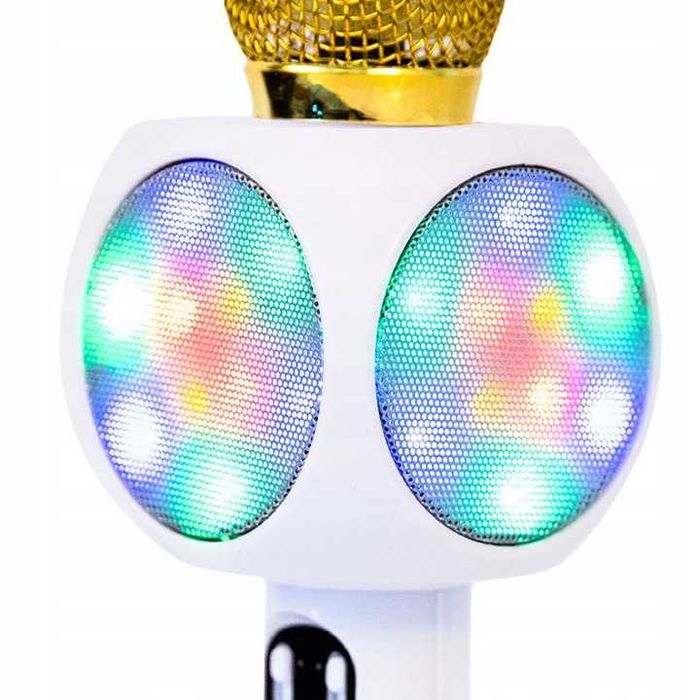MIKROFON DLA DZIECI bezprzewodowy do karaoke świecący