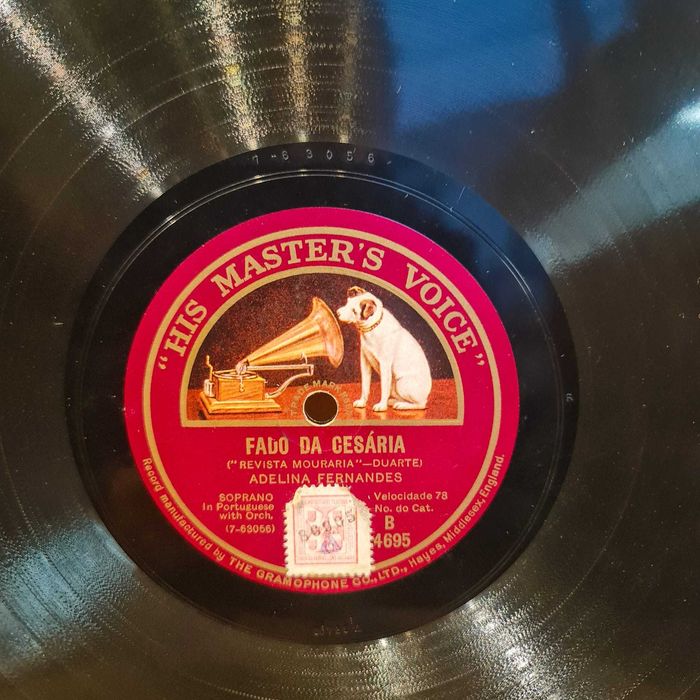 Disco 78 RPM “His Master’s Voice” – Adelina Fernandes