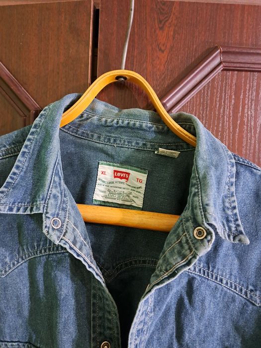Рубашка  джинсовая Levis,  coton xl