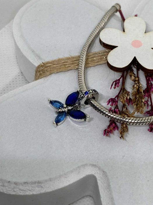 Darmowa Dostawa! Charms zawieszka do bransoletki Motylek