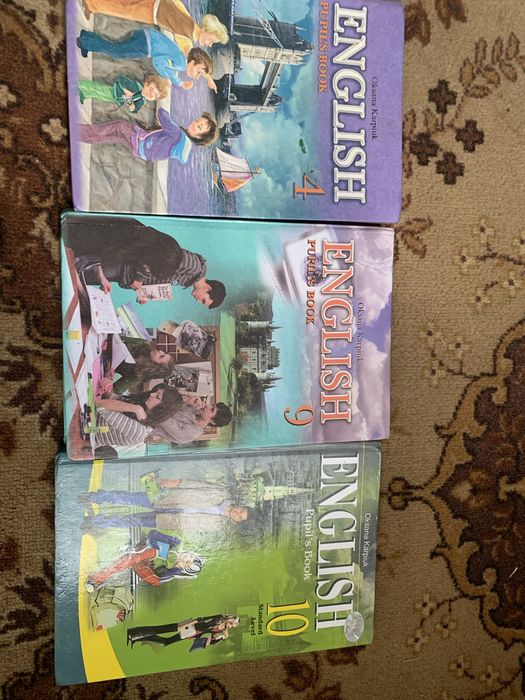 Книги з англійської мови 4,9,10 класи