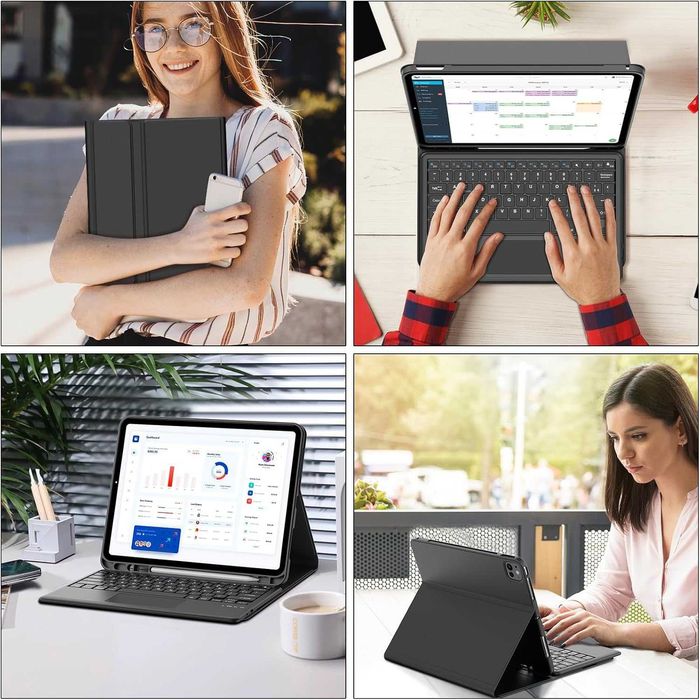 JADEMALL etui klawiatura touchpad do iPad Pro 11" iPad Air 4 Air 5