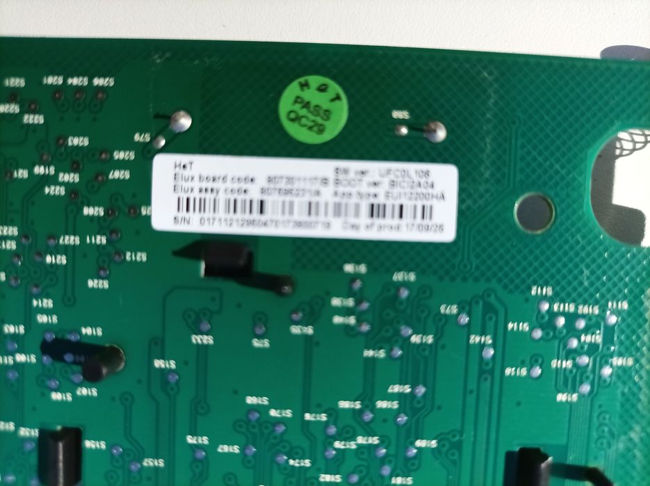 Programator płytka PCB Elektrolux EWS 11264 SDU