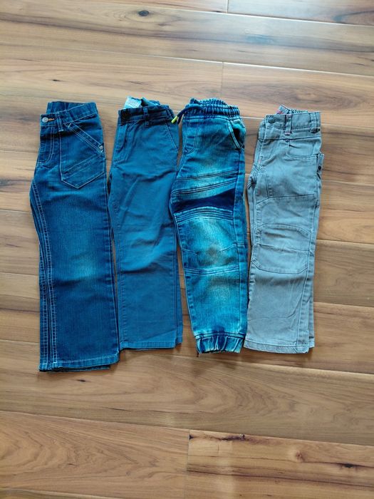 Spodnie chłopięce jeansy 110/116