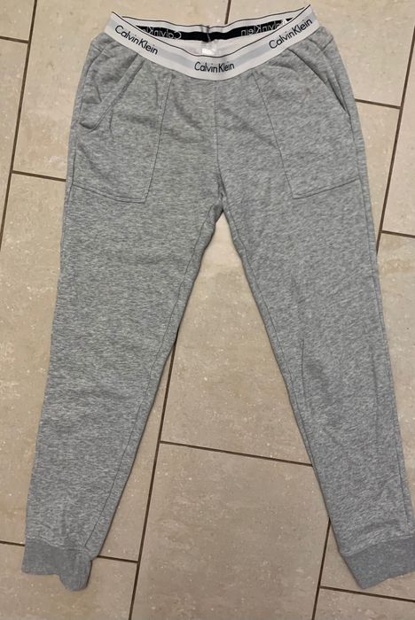 Calvin Klein bawełna spodnie sportowe dresowe, joggery XS/S super stan