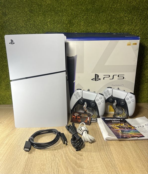 Магазин! Sony PlayStation 5 Slim Blu-ray 1TB White Б/у + DualSense portal