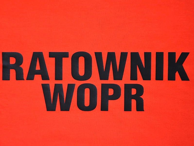 Koszulka Ratownik WOPR damska FLUO (S)