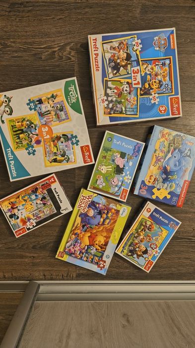 Zestaw puzzli dla 3 latków