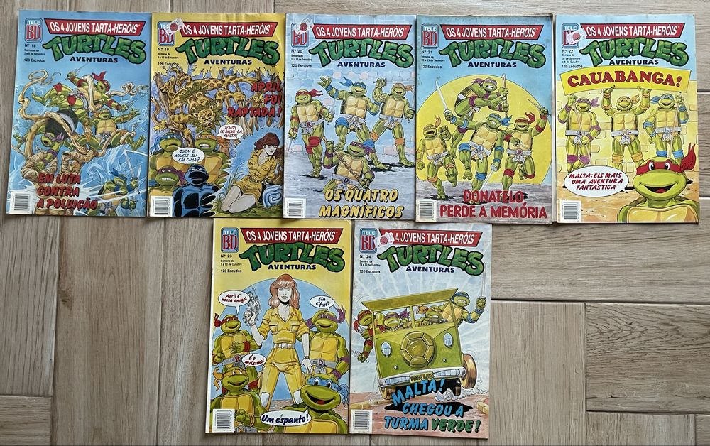 Tartarugas Ninja (Revistas Antigas/38 Fascículos/Português)