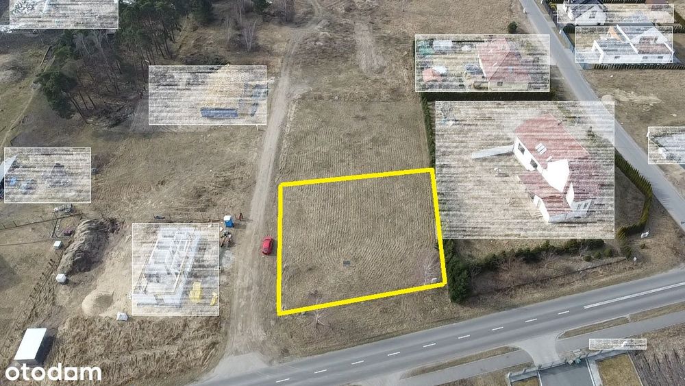 Działka budowlana o pow. 1000 m² Byszki - Widok 4