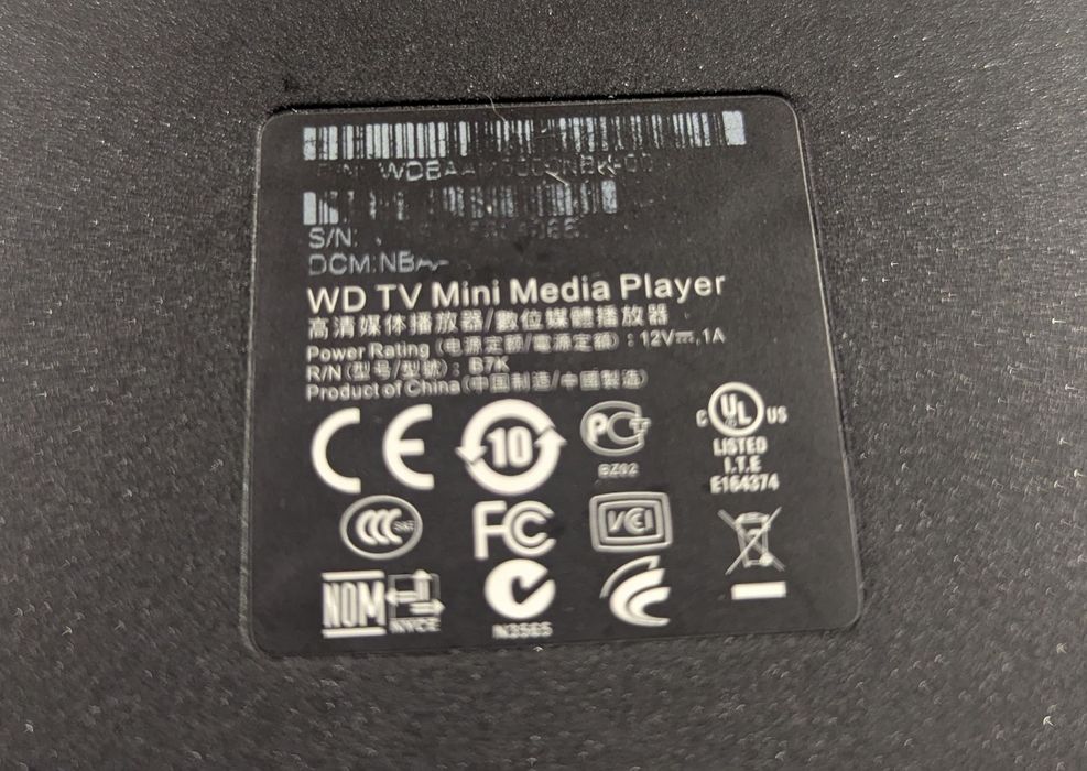 Медіаплеєр Western Digital WD TV Mini