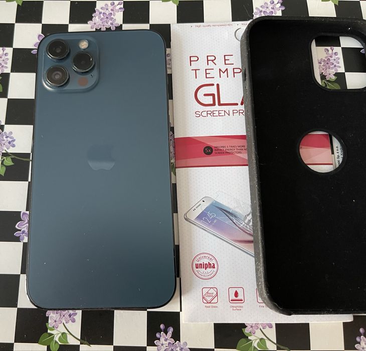 iPhone 12 Pro Max 128 GB Blue 79% bateria