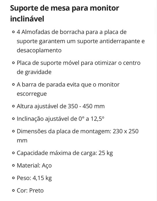 Suportes de mesa para colunas (K&M 26776)