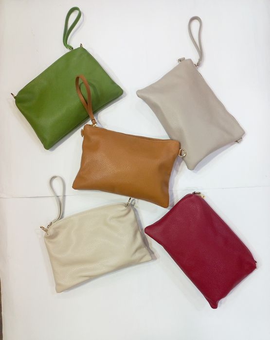 Шкіряна сумка-клатч GENUINE LEATHER