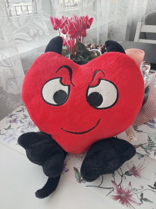 Maskotka diabełek serce walentynki
