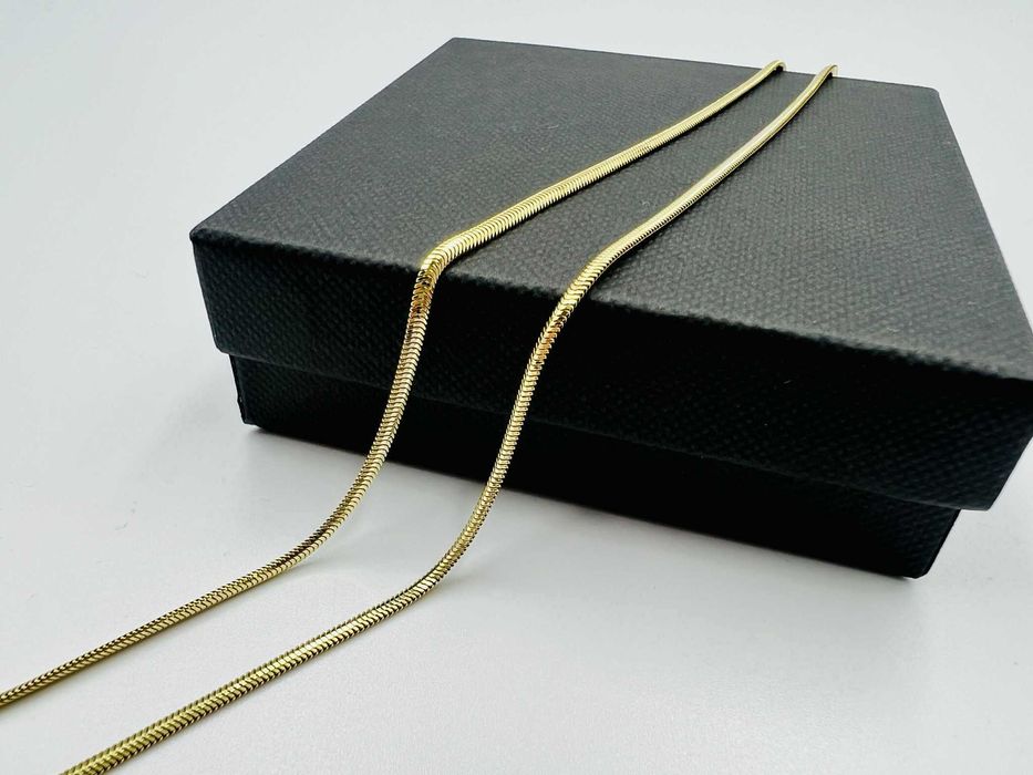 Złoty Łańcuszek Żmijka 585 Cechowany 2,1 mm 50 cm