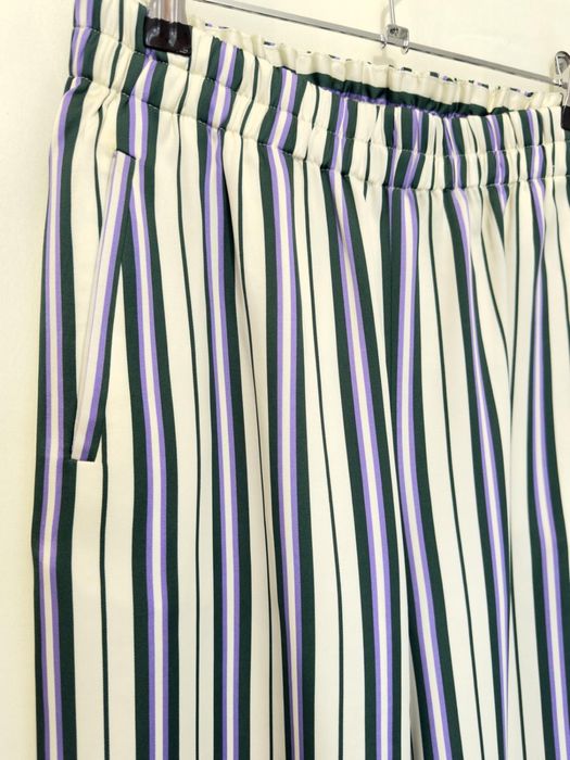 Sézane (Франція) Шовковисті штани палаццо у смужку, р. 40 (M/L) 100% віскоза
