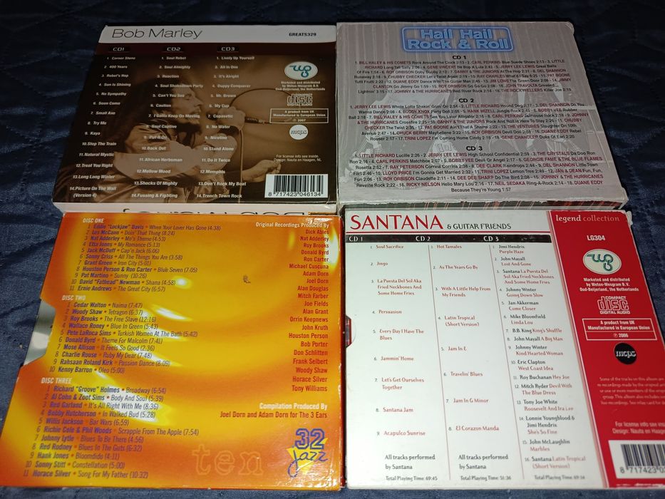 CD фірмові по(3 cd box)jazz,bues