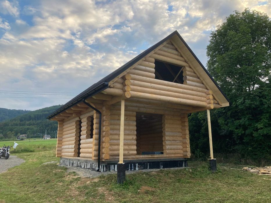 Domy z bali, toczenie bali na domy wg. projektu klienta