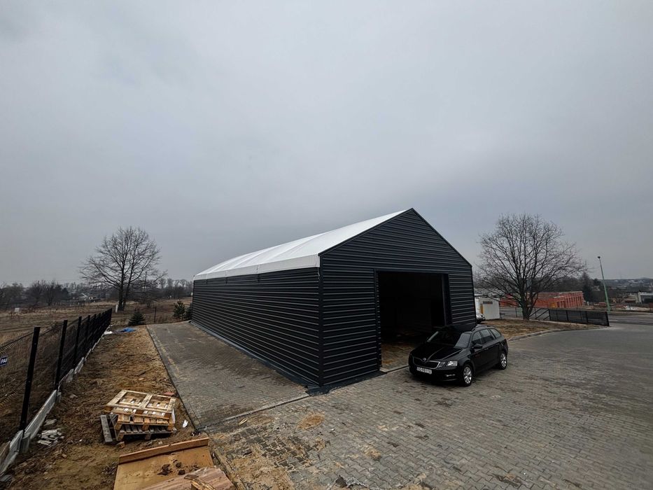 Hala namiotowa 10x20x4m dach pneumatyczny magazyn stolarnia Producent