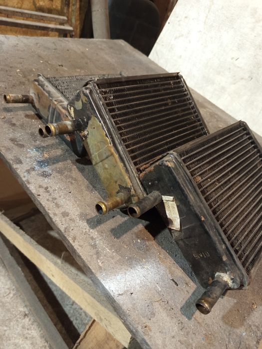 Радиатор печки газель.разборка