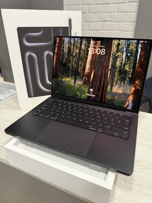 New open/box macbook pro 14’ m4 pro 16/512gb space black + гарантія: 60 ...