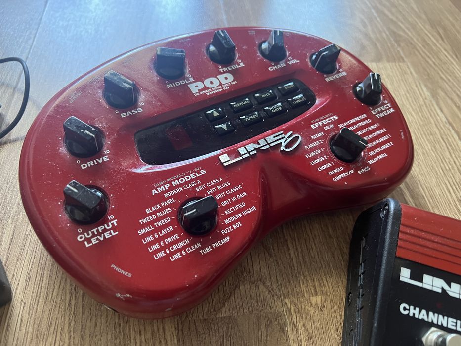 Line 6 pod 2.0 com caixa