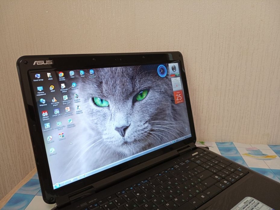 Хороший Ноутбук Asus 2 ядра 15.6'HD' 250 Гб Wi Fi 2 Гб ОЗУ Intel Идеал