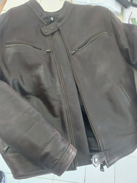 Blusão Helstons Harley Davidson , pele castanho novo