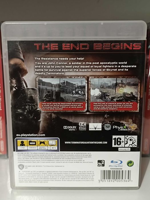 PS3 Jogos Terminator Salvation e Star Wars Clone Wars Republic Heroes