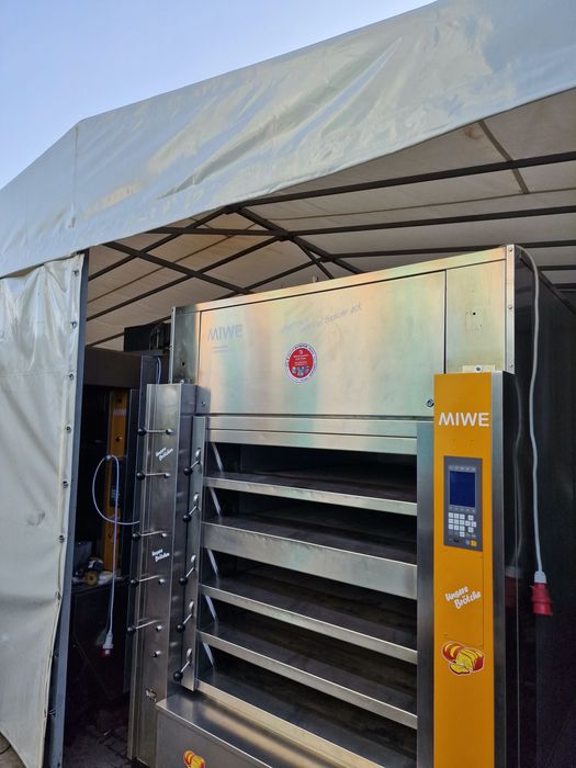 Пічь Печь подова  Хлібопiч Miwe подовая на камне с парой  NEU 200 хліб