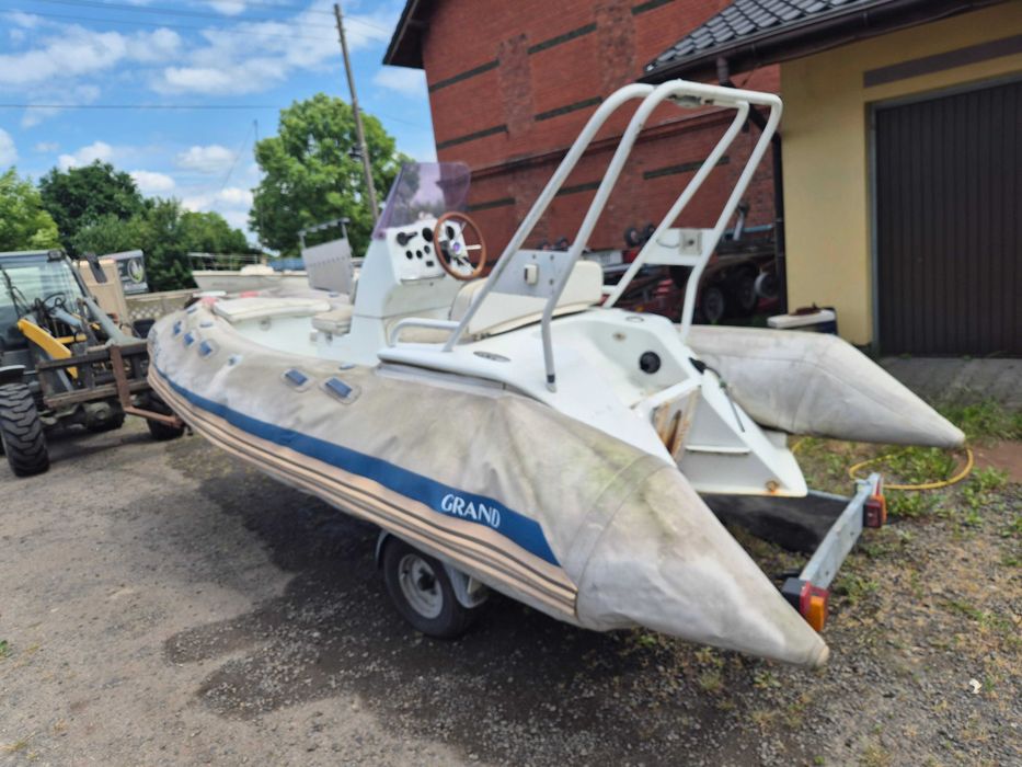 rib Grand Marine ponton łódź motorowa 4,8m