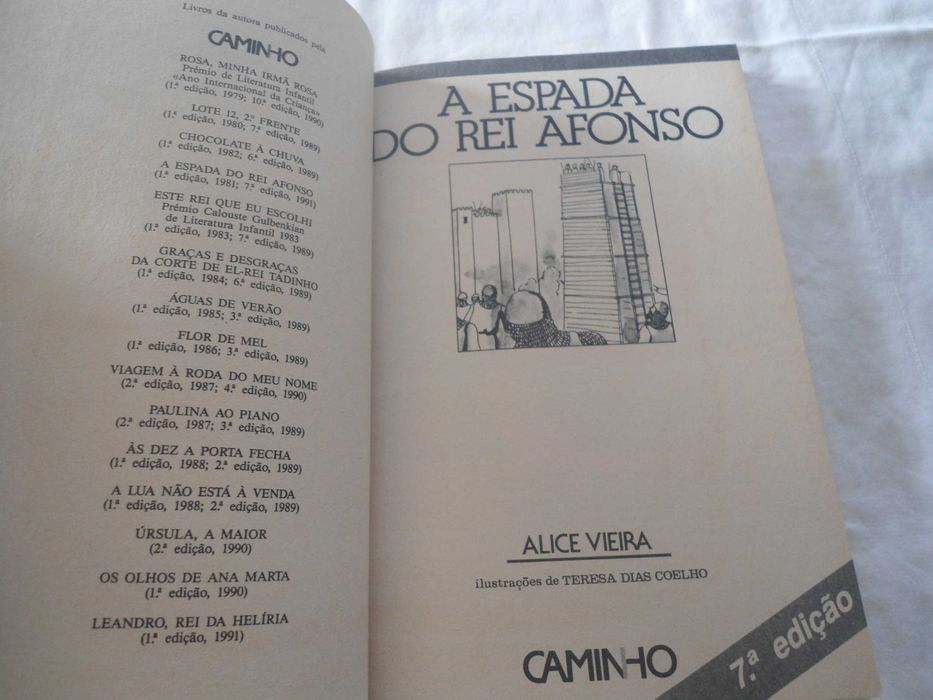 A Espada do Rei Afonso por Alice Vieira