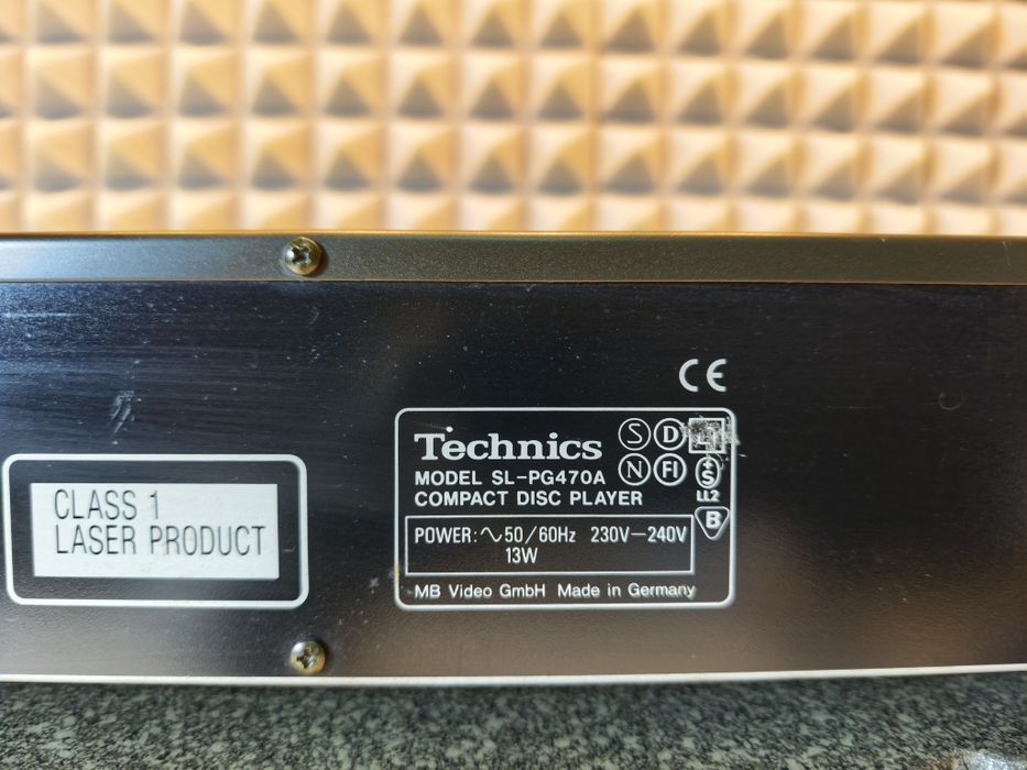 Odtwarzacz CD Technics SL PG 470 A