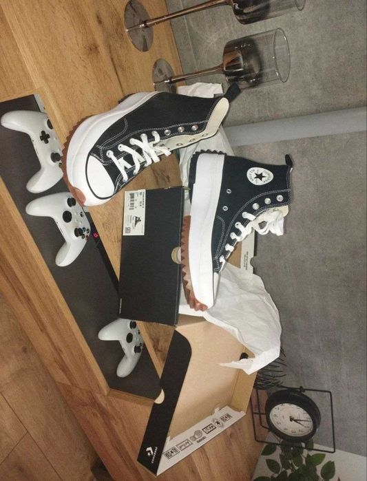 Nowe buty converse czarne rozmiar 44 w kartonie